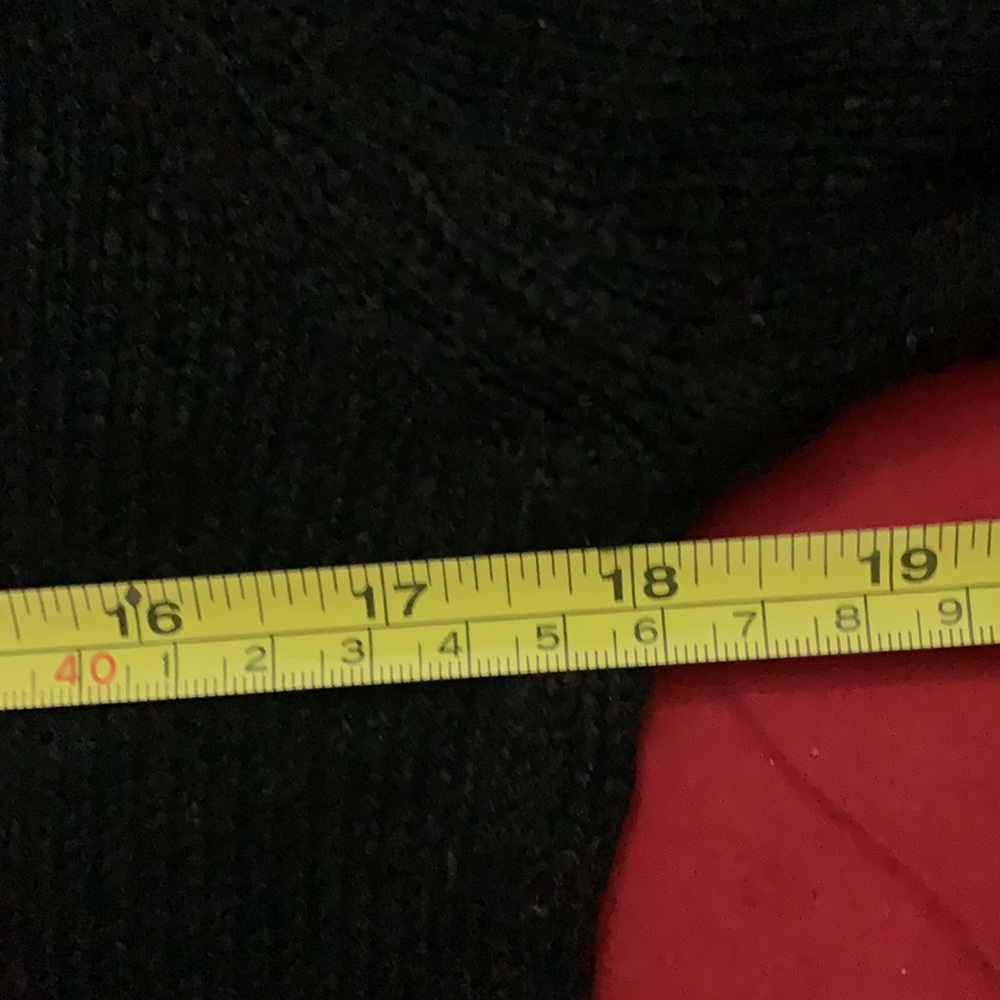 Black Ruffle Arm Sweater - Picture 5 of 5